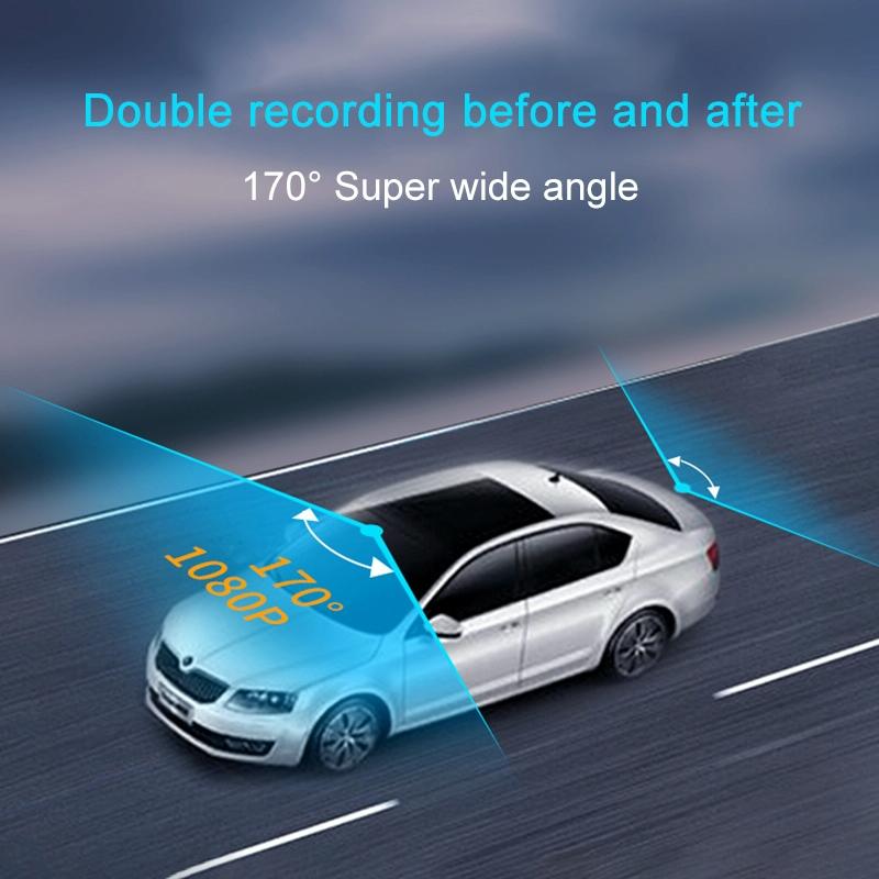 2K Dual Camera Hd Night Vision Wifi Car Dash Driving Recorder