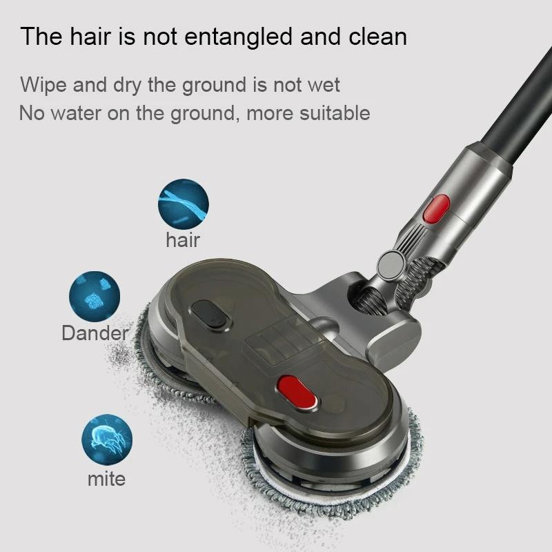 Electric Mop Head With Water Tank For Dyson V7 V8 V10 V11 Floor Cleaning