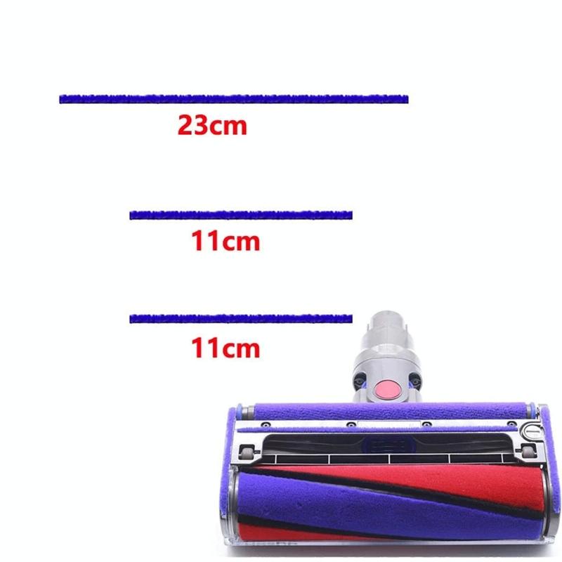 Soft Velvet Floor Brush Strips For Dyson V7 V8 V10 V11 Vacuum Cleaner Parts