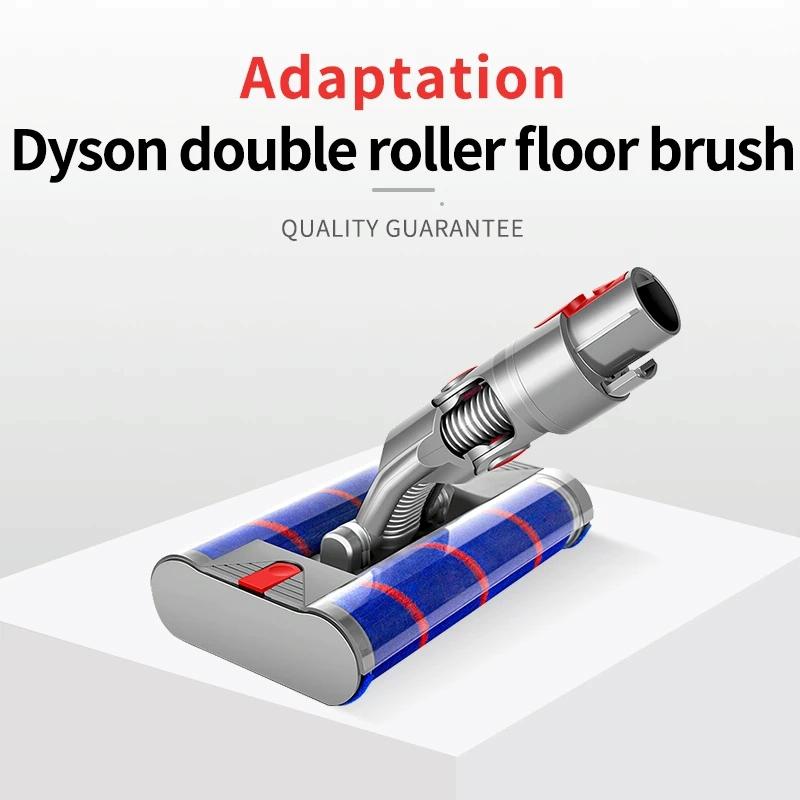 Universal Double Roller Floor Brush For Dyson V7 V8 V10 V11 Vacuum Cleaner Parts