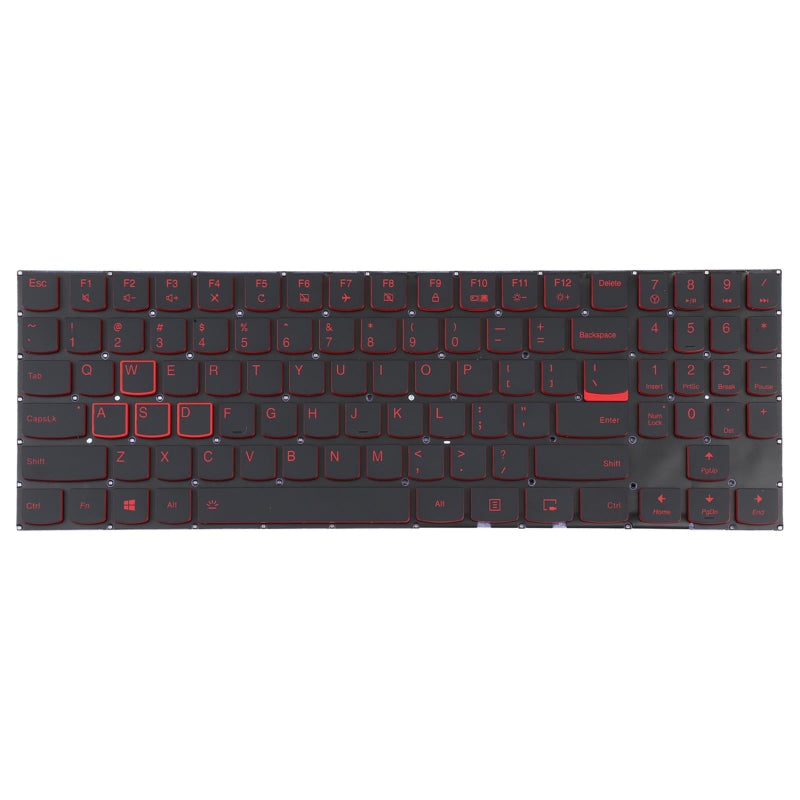 Backlit Us Keyboard For Laptop Red Color Customizable Design Enhanced Typing