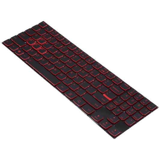 Backlit Us Keyboard For Laptop Red Color Customizable Design Enhanced Typing