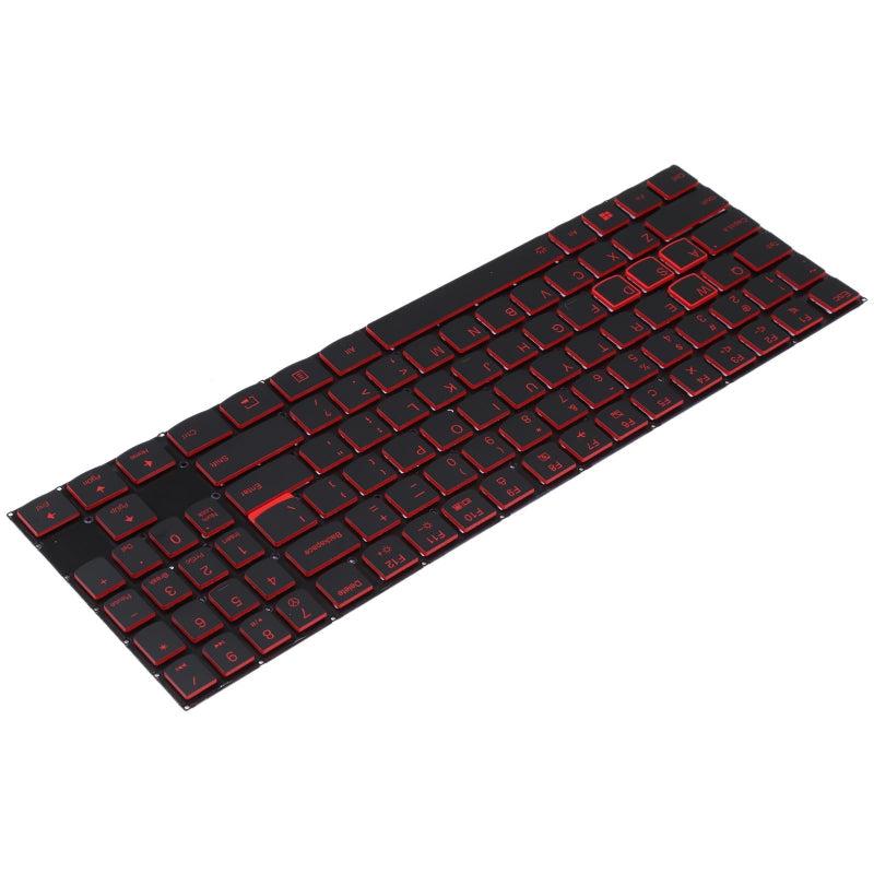 Backlit Us Keyboard For Laptop Red Color Customizable Design Enhanced Typing