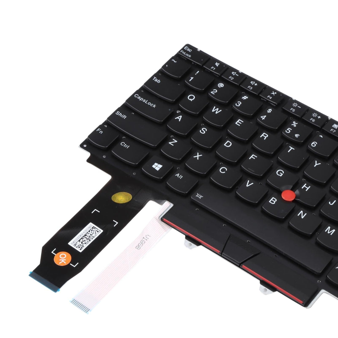 Backlit Keyboard With Trackpoint For Lenovo Thinkpad E15 Gen 2 Us Version