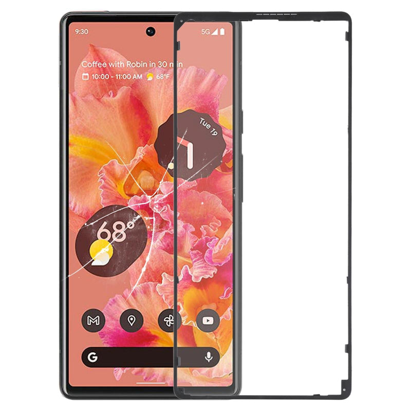 For Google Pixel 6 Front Lcd Screen Bezel Frame Replacement Guide