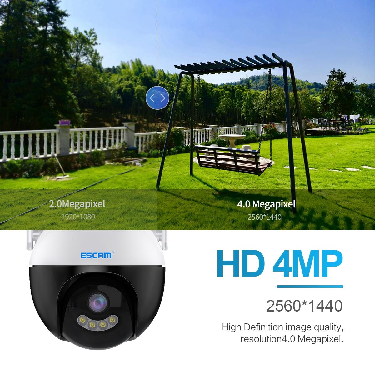 Smart Wifi Ip Camera With Ai Detection Night Vision Two Way Audio Surveillance
