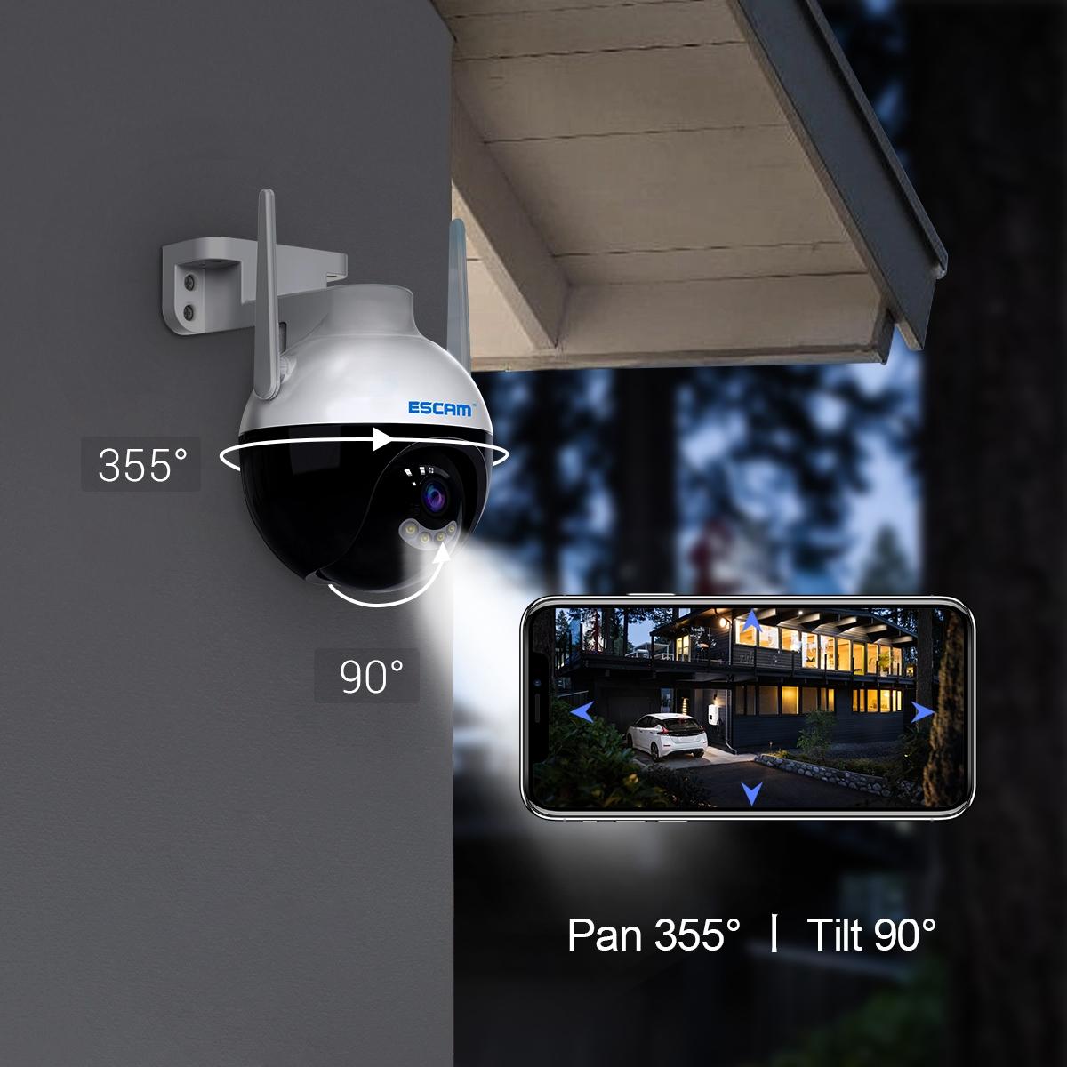 Smart Wifi Ip Camera With Ai Detection Night Vision Two Way Audio Surveillance