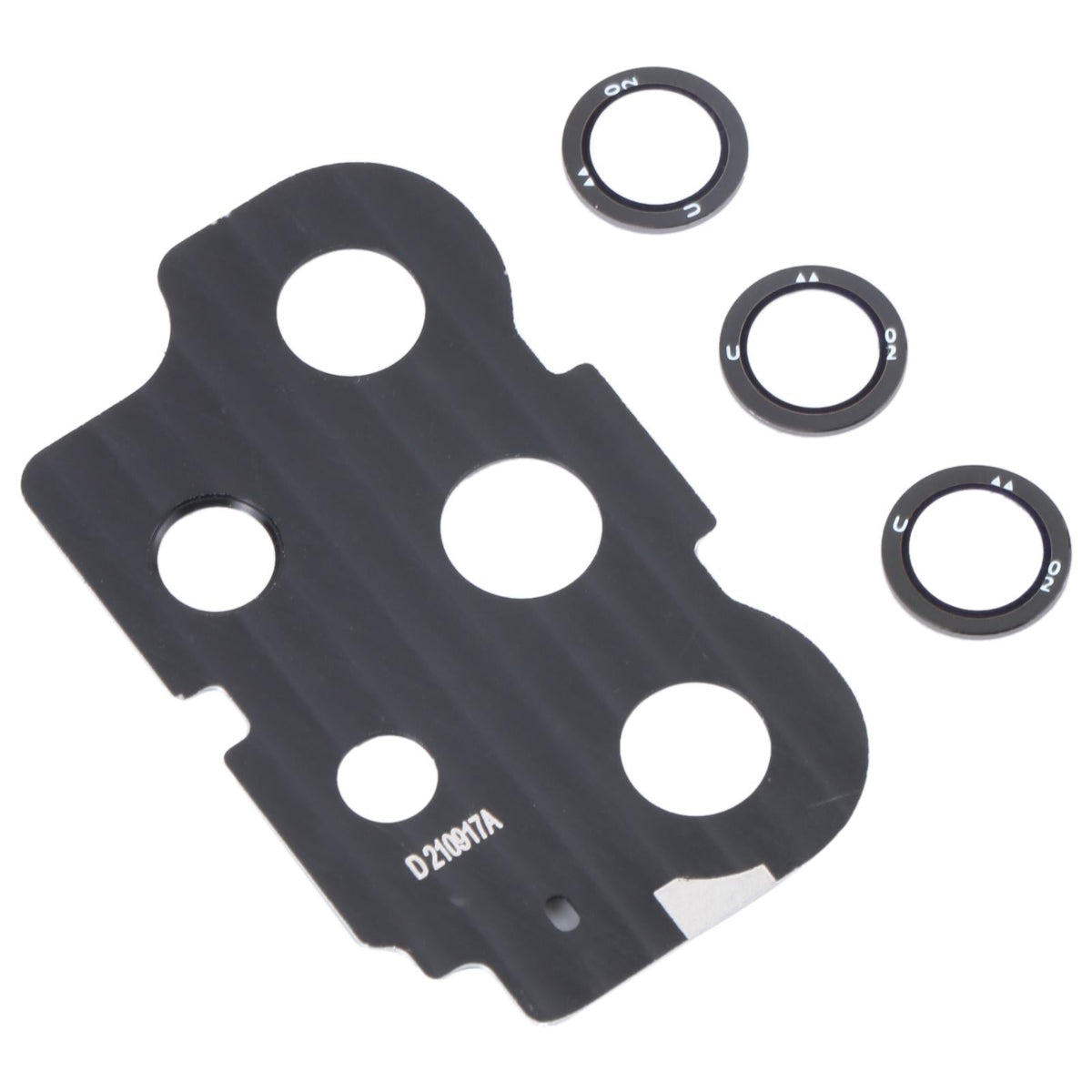Ten Piece Camera Lens Covers For Samsung A736b Assorted Colours