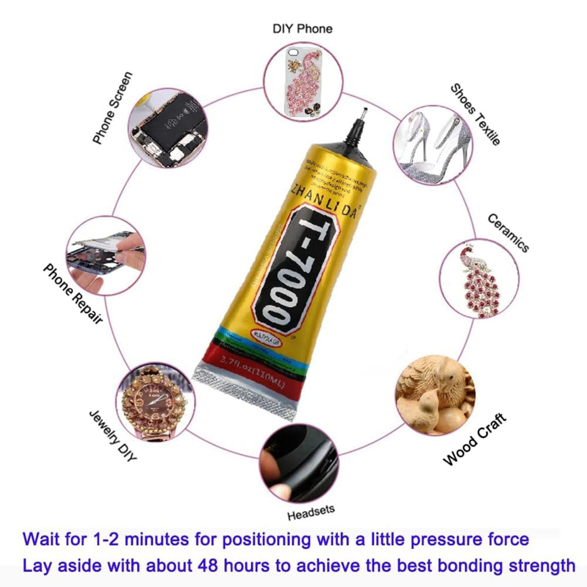 Universal T7000 Adhesive For Lcd Screen Repair One Hundred And Ten Millilitres