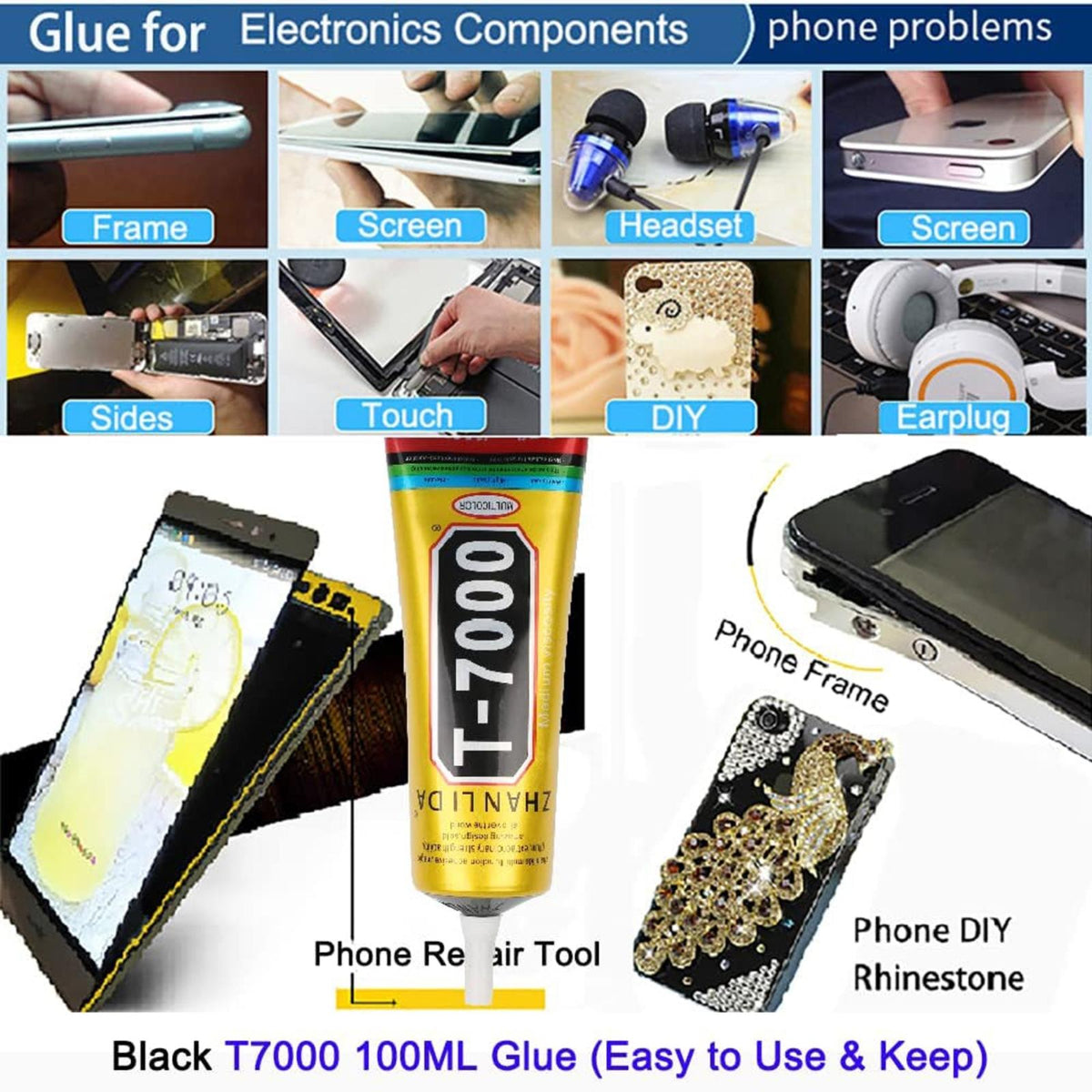 Universal T7000 Adhesive For Lcd Screen Repair One Hundred And Ten Millilitres