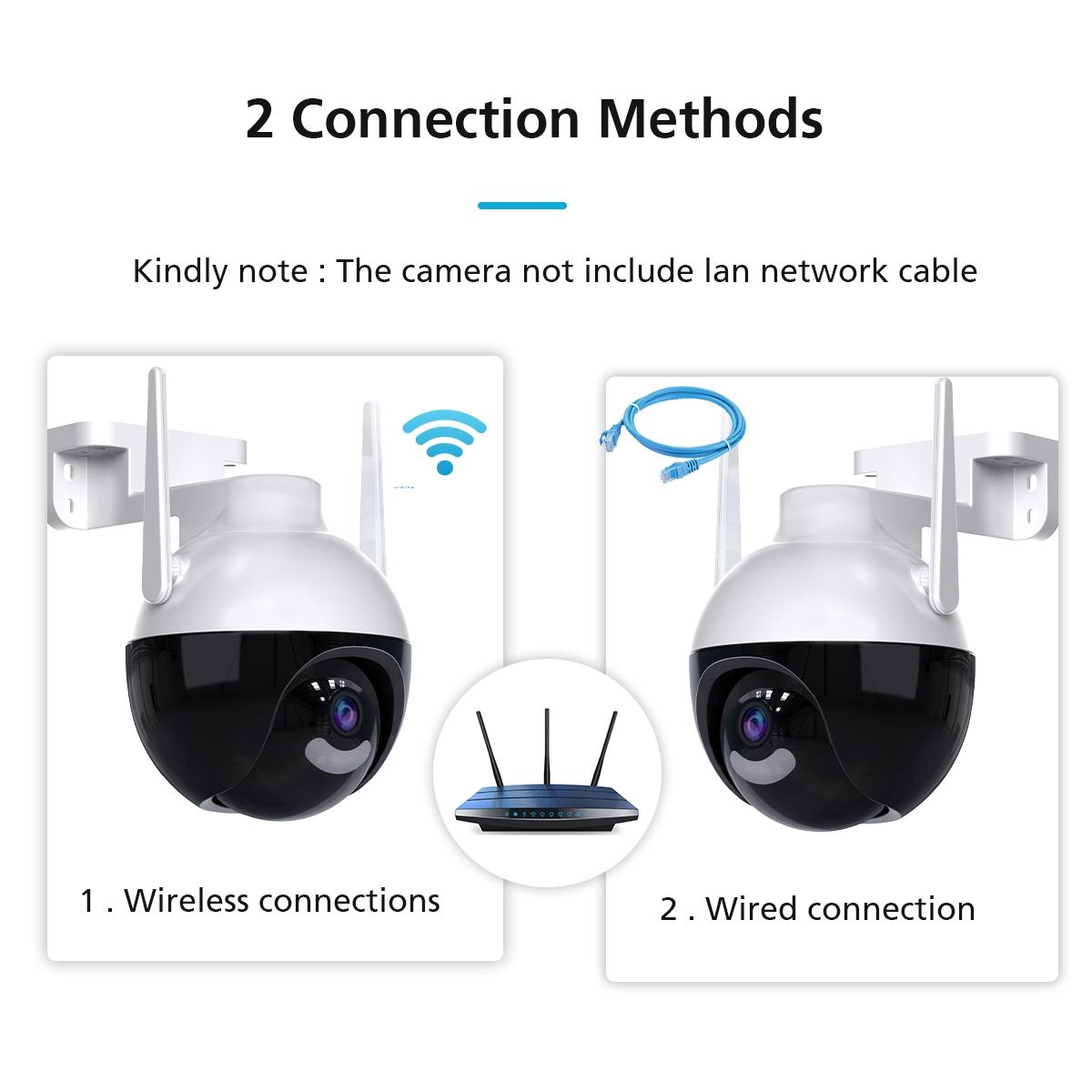 Wireless Hd Smart Camera 4Mp Wifi Surveillance