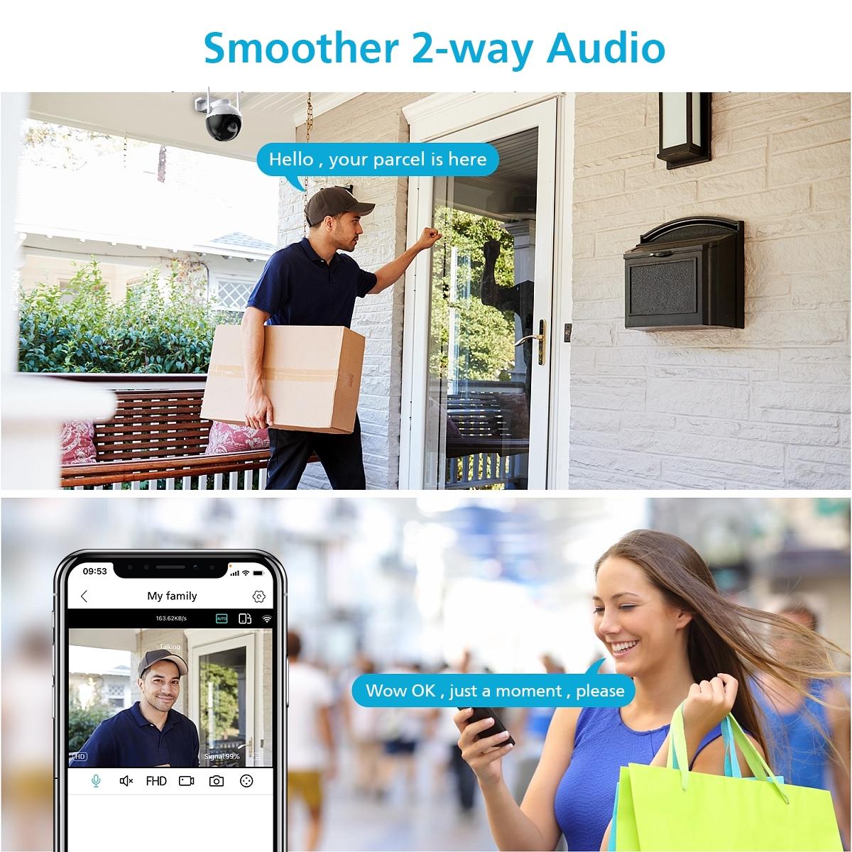 Wireless Hd Smart Camera 4Mp Wifi Surveillance