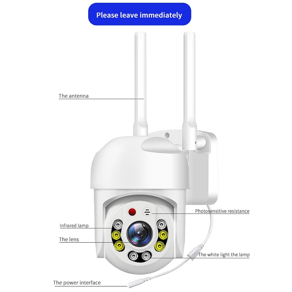 Waterproof 5G Dual Band Wifi Camera 2Mp Hd Clear High Quality Surveillance