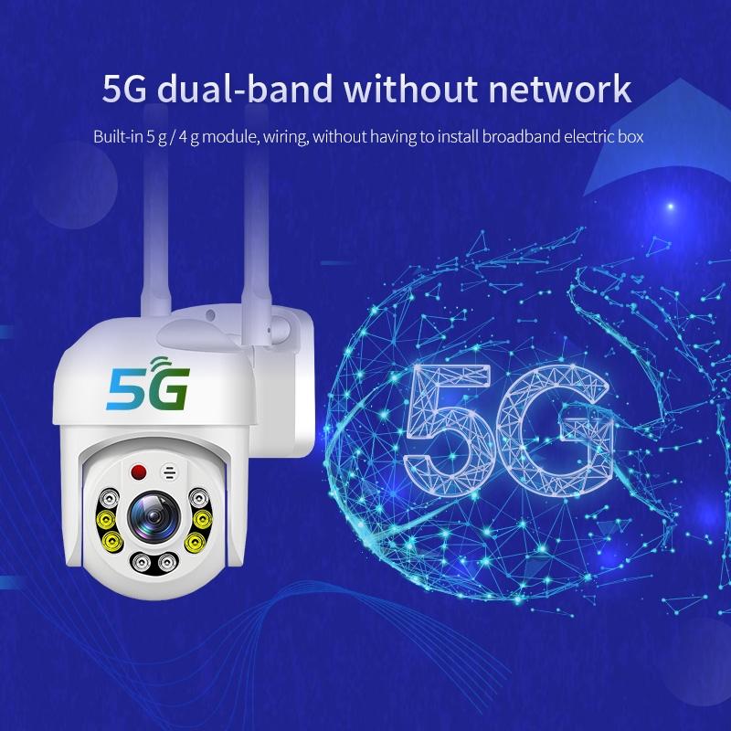 Waterproof 5G Dual Band Wifi Camera 2Mp Hd Clear High Quality Surveillance