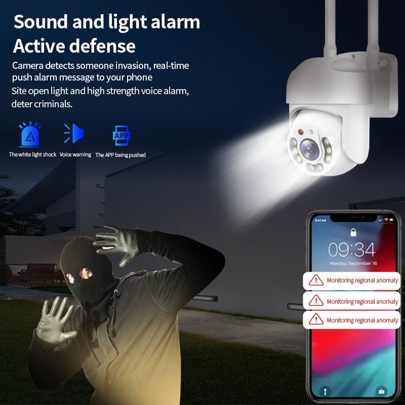 Waterproof 5G Dual Band Wifi Camera 2Mp Hd Clear High Quality Surveillance