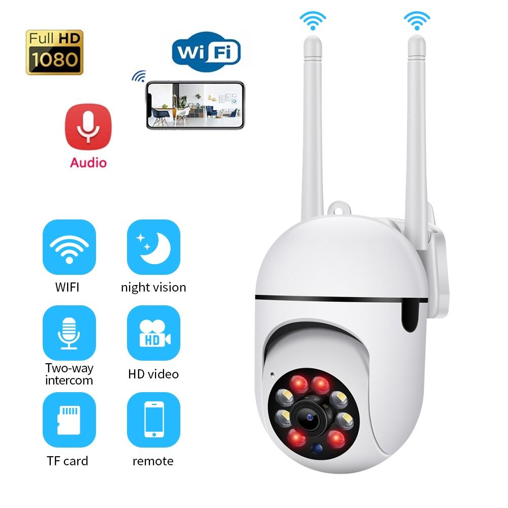 <> Wireless Hd Smart Security Camera With Night Vision And Two Way Audio