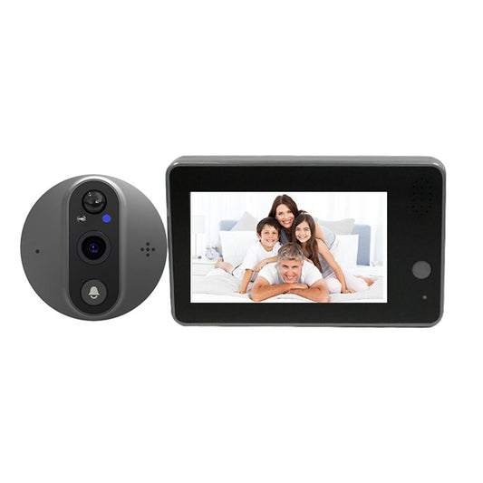 Smart Wifi Doorbell With Night Vision And Motion Detection 4.3 Inch Screen