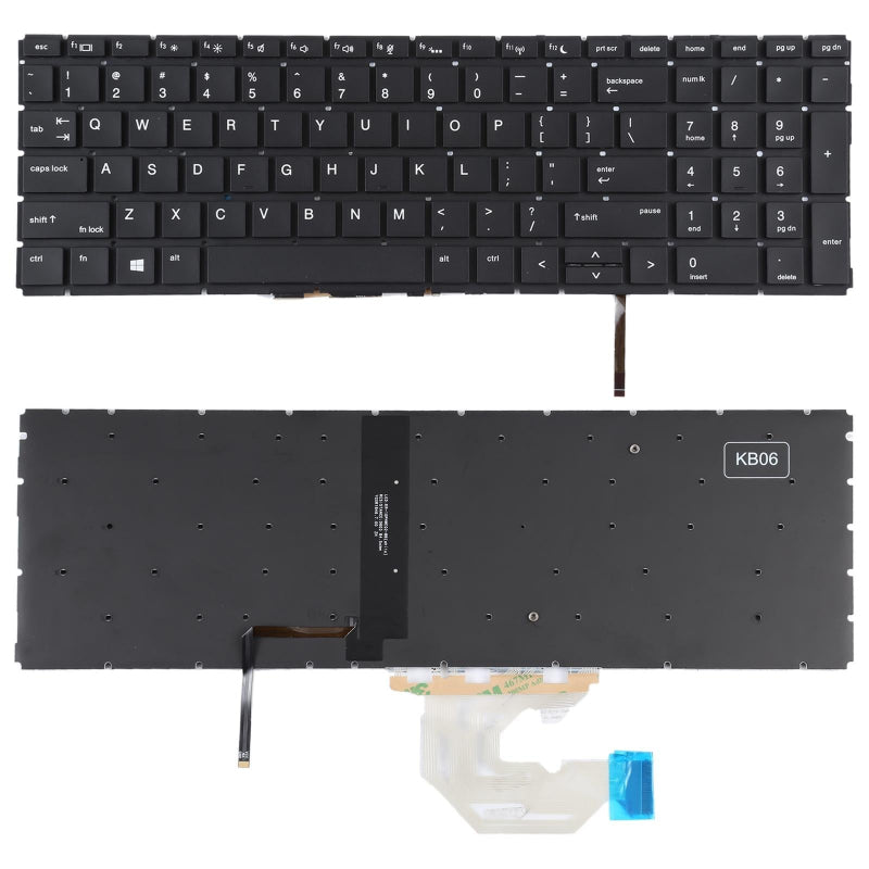 Backlit United States Keyboard For Hp Probook 450 G6 455 G7