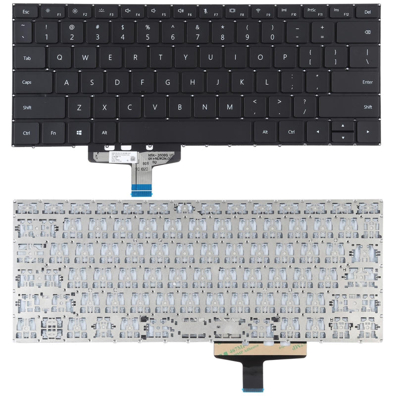 Us Version Keyboard For Huawei Matebook 13 Vlt W60 And W50 Replacement