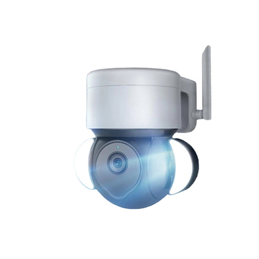 Smart Security Floodlight Camera With 4Mp Resolution And Two Way Audio