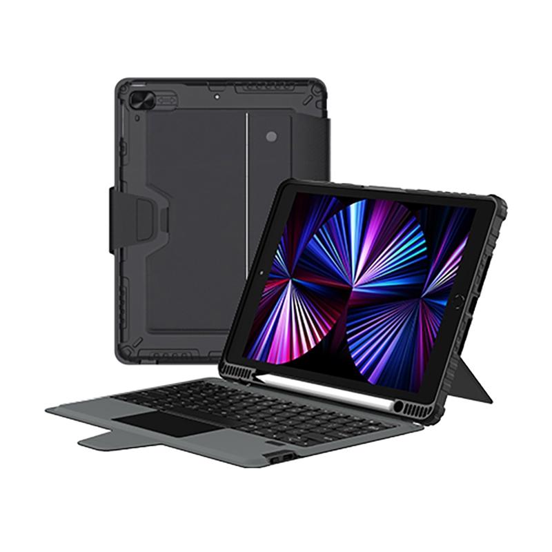 6 Row Keyboard Case For Ipad 10.2 2019 2020 2021 With Bumper Combo