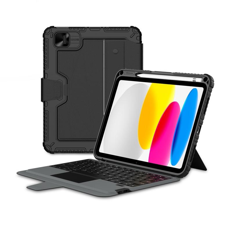 2022 Ipad 10.9 Bumper Keyboard Case With Adjustable Stand And Trackpad
