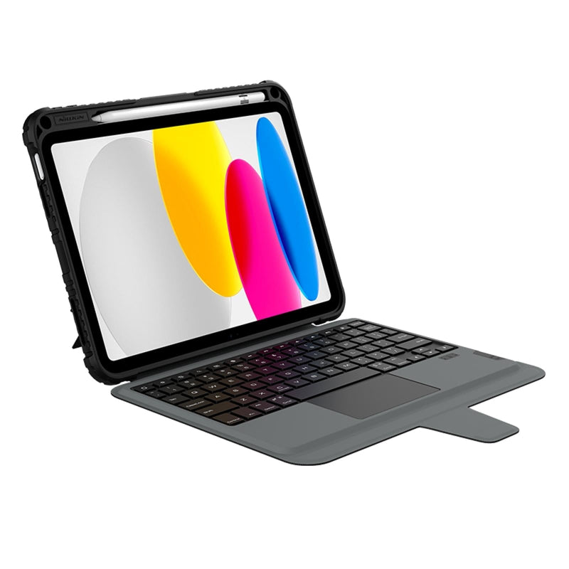 2022 Ipad 10.9 Bumper Keyboard Case With Adjustable Stand And Trackpad