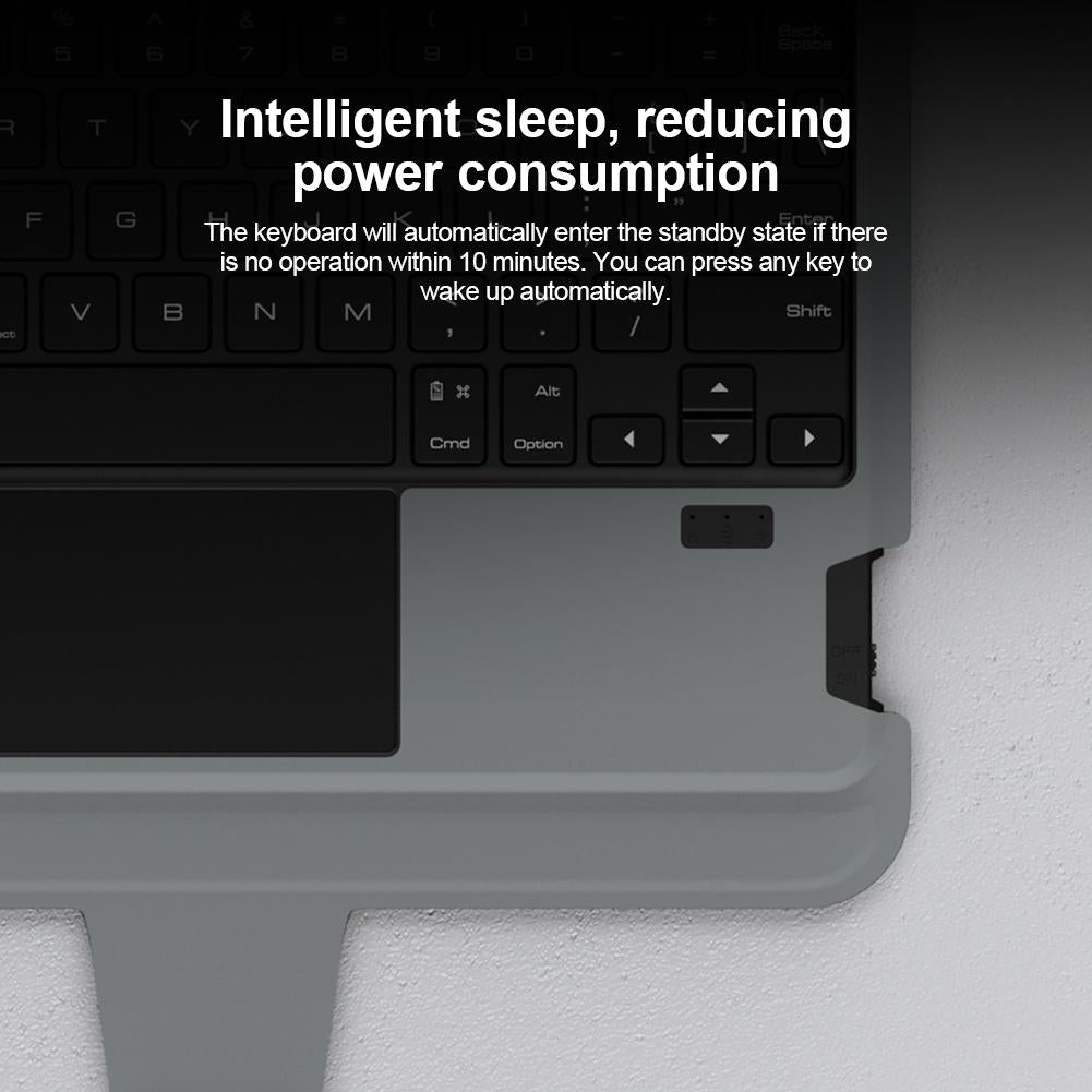 2022 Ipad 10.9 Bumper Keyboard Case With Adjustable Stand And Trackpad