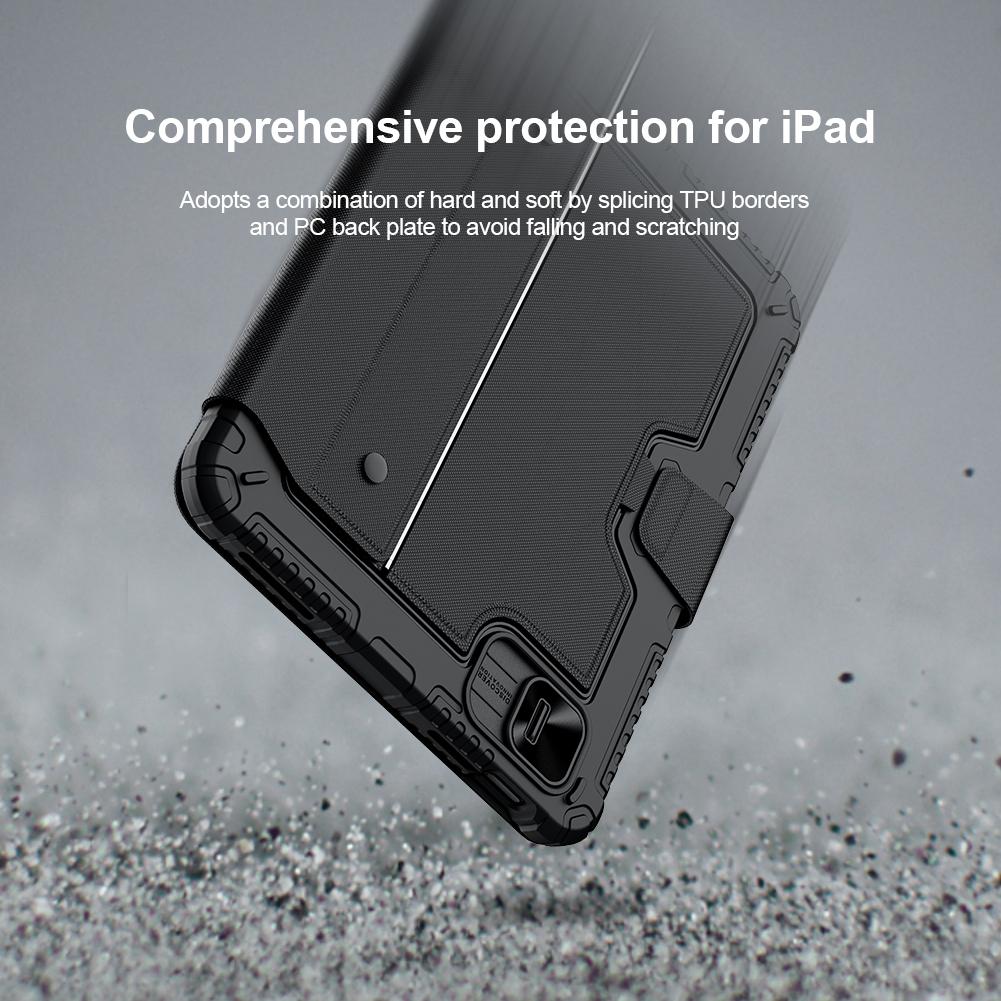 2022 Ipad 10.9 Bumper Keyboard Case With Adjustable Stand And Trackpad