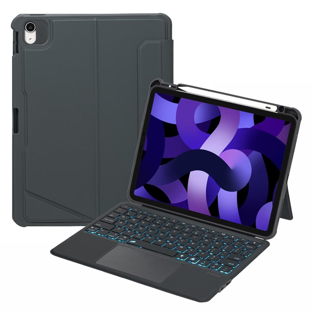 Bluetooth Keyboard Leather Case For Ipad 10Th Generation With Touch Backlight