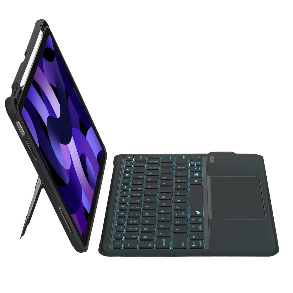Bluetooth Keyboard Leather Case For Ipad 10Th Generation With Touch Backlight