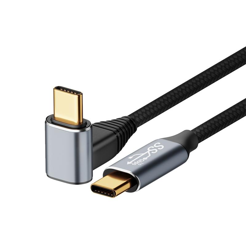 1M Usb C To Stereo Curved Data Cable For Steam Deck Gen2 100W