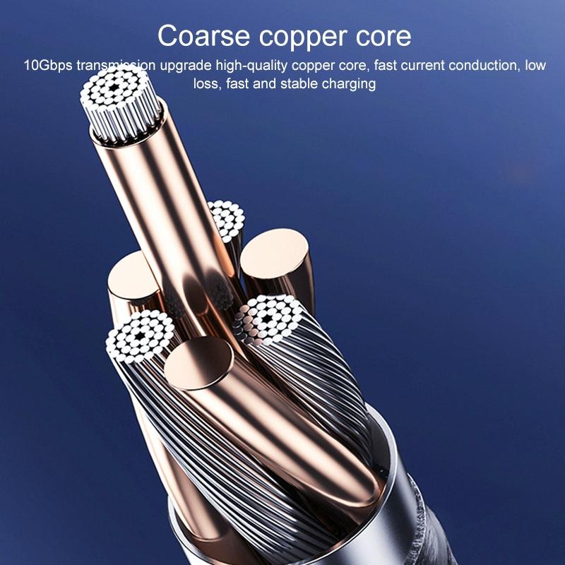1.5M Usb C To Stereo Curved Data Cable For Steam Deck Gen2 100W