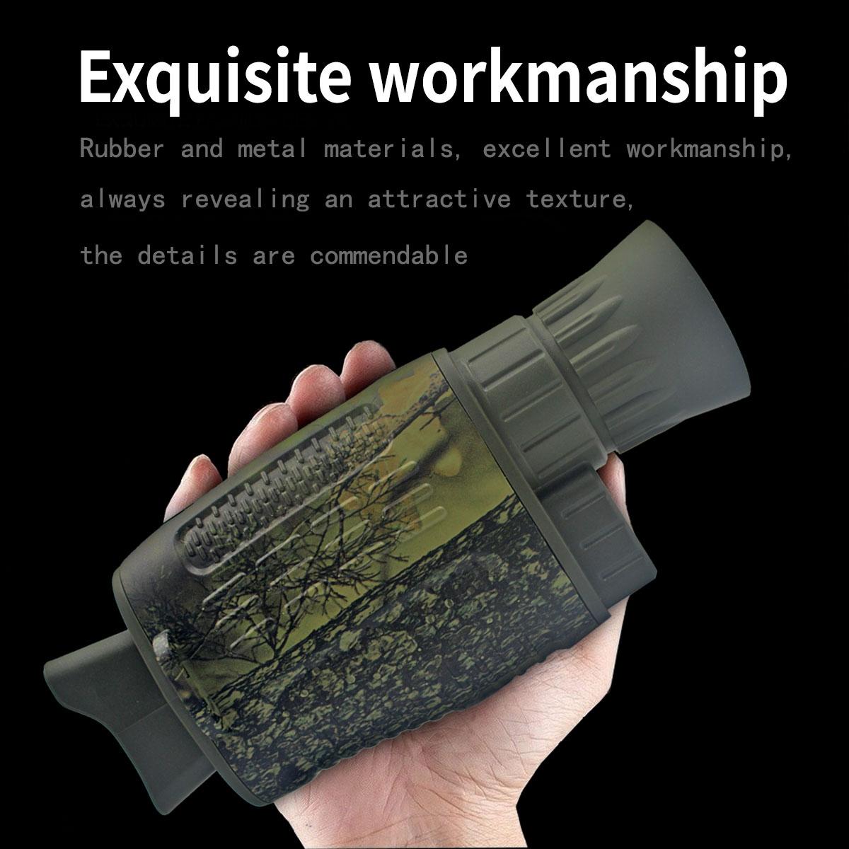 4K Hd Camo Monocular Night Vision For Outdoor And Wildlife Observation