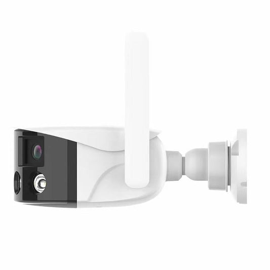 Smart Humanoid Recognition Wireless Alarm Camera With Dual Lens And 180 Degree View