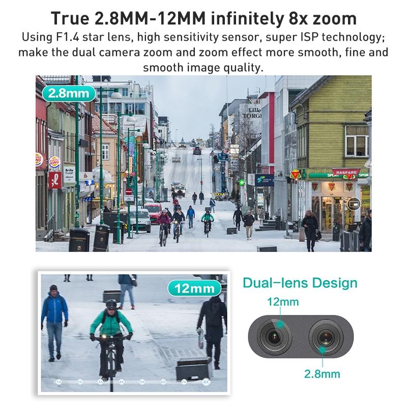 400 Watt Dual Screen Channel Ip Camera With Synchronous Monitoring