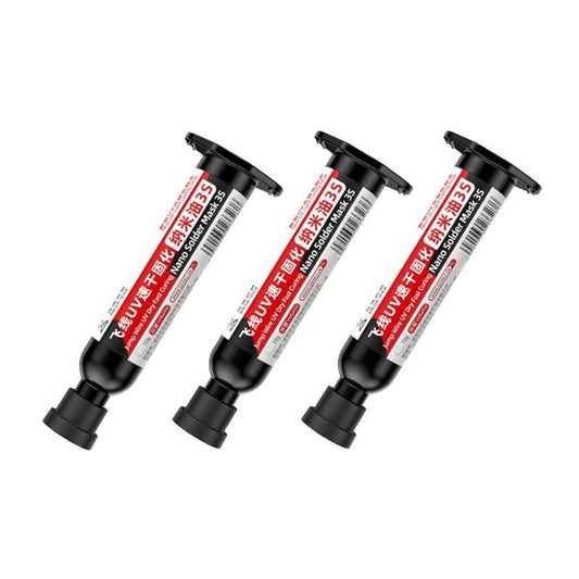 Qianli Mega Idea Nano Solder Mask 3S Jump Wire Fast Curing Glue 3Pcs Set