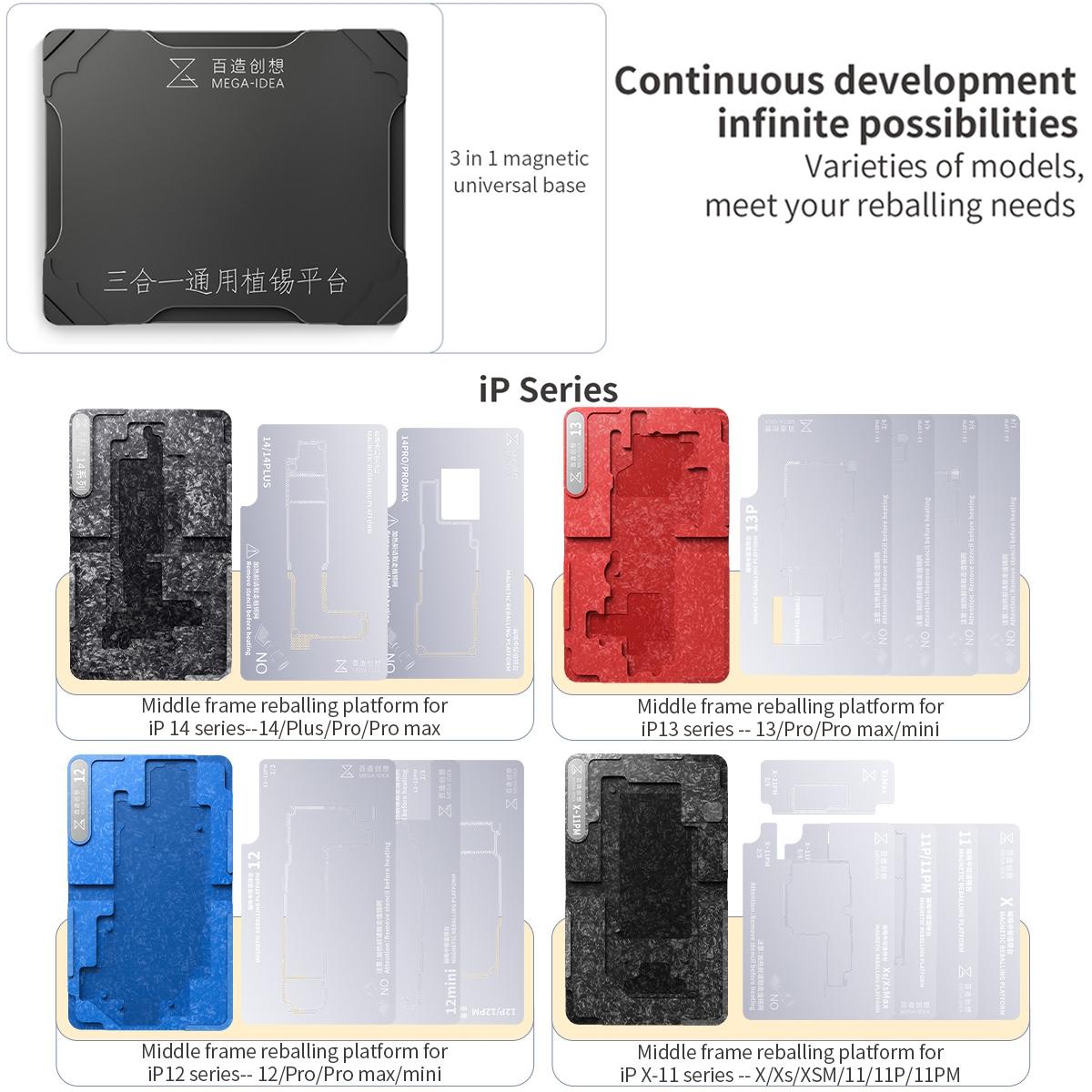 Versatile Bga Reballing Platform For Asus Rog Phone 6 Pro By Qianli Mega Idea