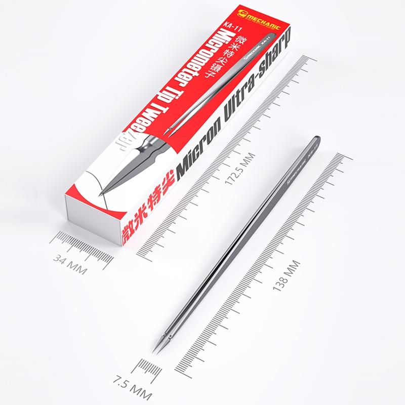 11 Non Magnetic Pointed Tweezers For Electronics Maintenance And Repair