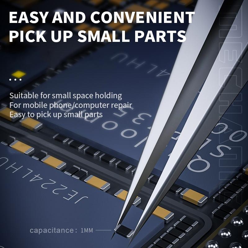 11 Non Magnetic Pointed Tweezers For Electronics Maintenance And Repair