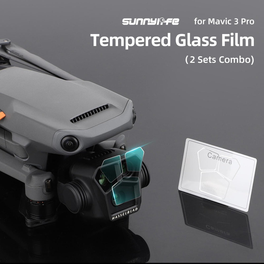 2 Pack Tempered Glass Film For Dji Mavic 3 Pro High Definition Protection