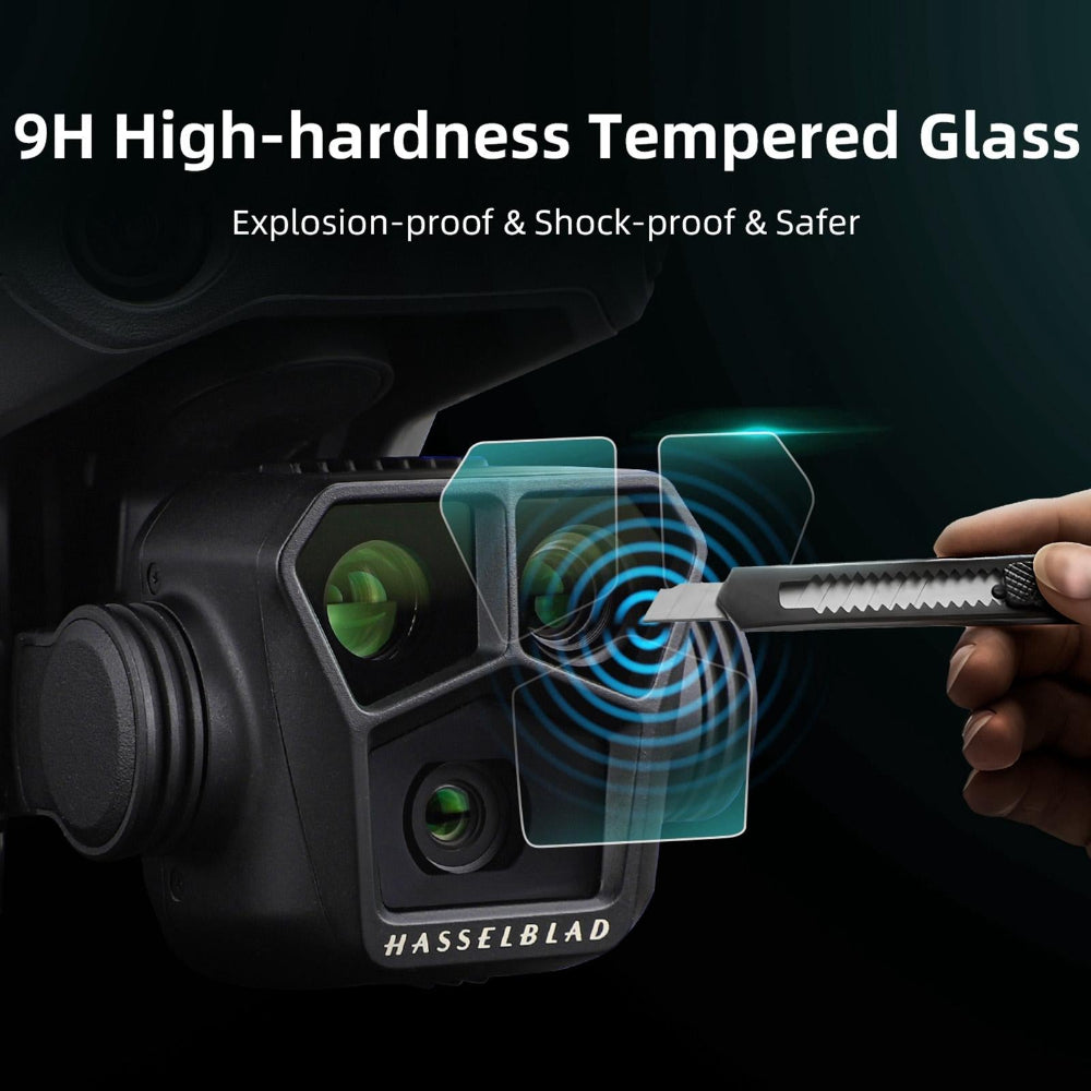 2 Pack Tempered Glass Film For Dji Mavic 3 Pro High Definition Protection