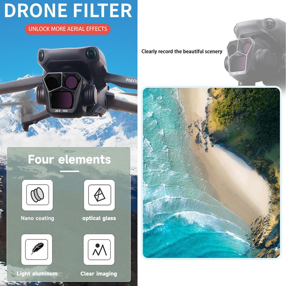 Three In One Night Lens Filter For Dji Mavic 3 Pro
