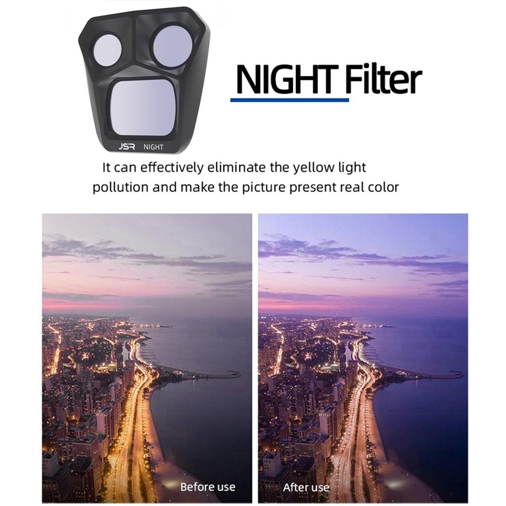 Three In One Night Lens Filter For Dji Mavic 3 Pro