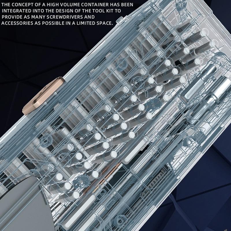 186 Piece Precision Screwdriver Set For Comprehensive Tool Kit Applications