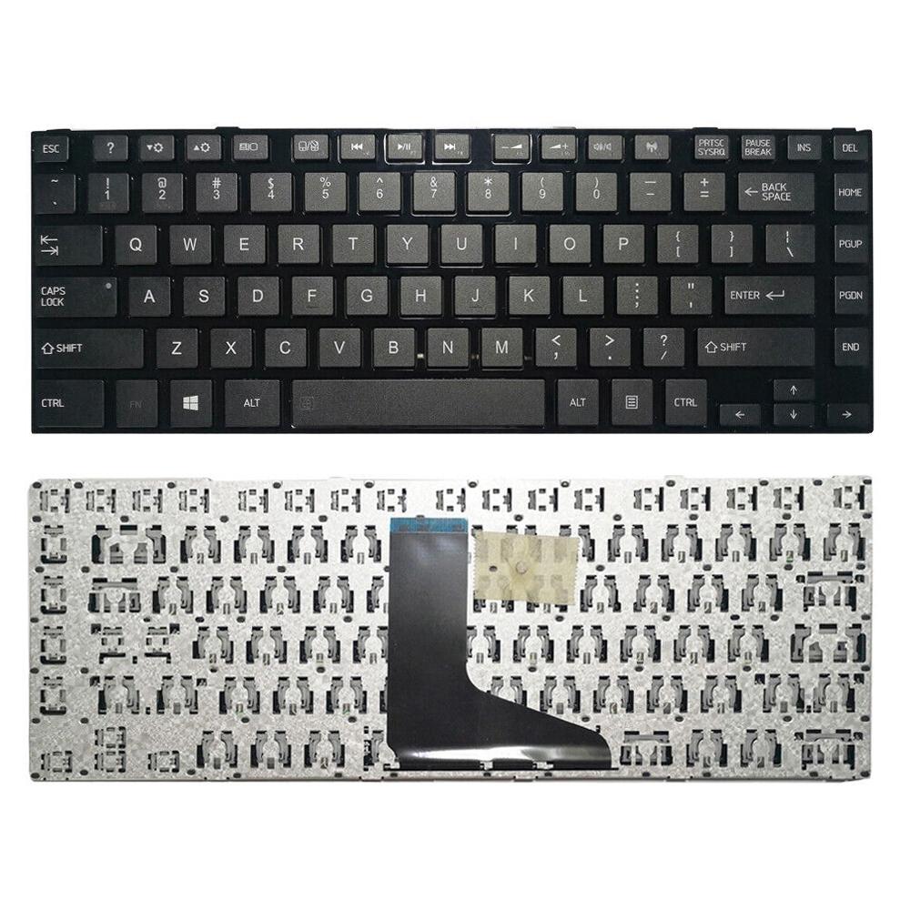 Toshiba L840 L800 Replacement Keyboard With Frame Black For Computers