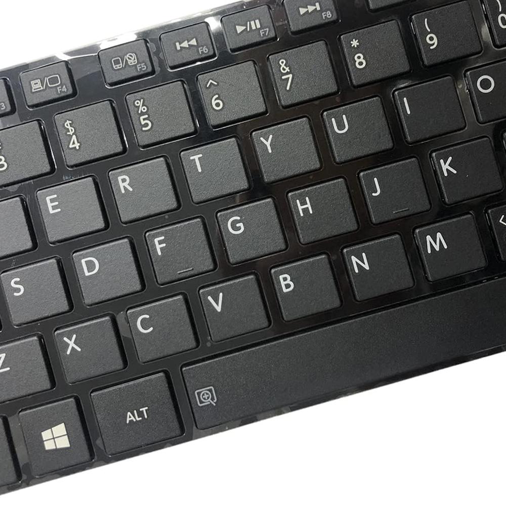Toshiba L840 L800 Replacement Keyboard With Frame Black For Computers