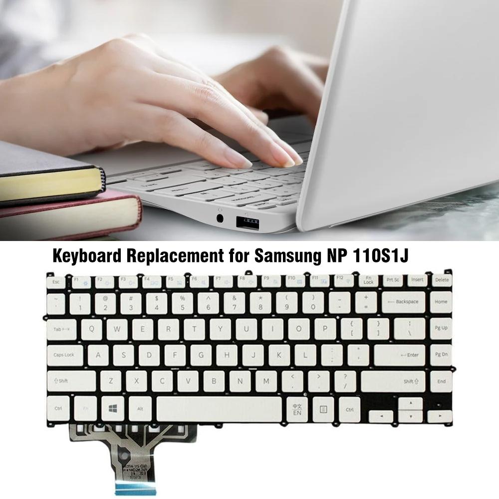 Samsung English Enter Key Laptop Keyboard For Np 110S1j Replacement Component