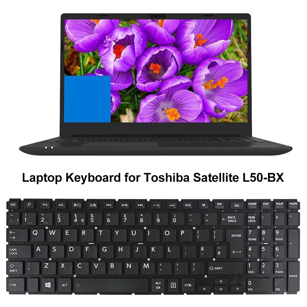 Toshiba L50 Bx Laptop Keyboard United Kingdom Version Replacement Component
