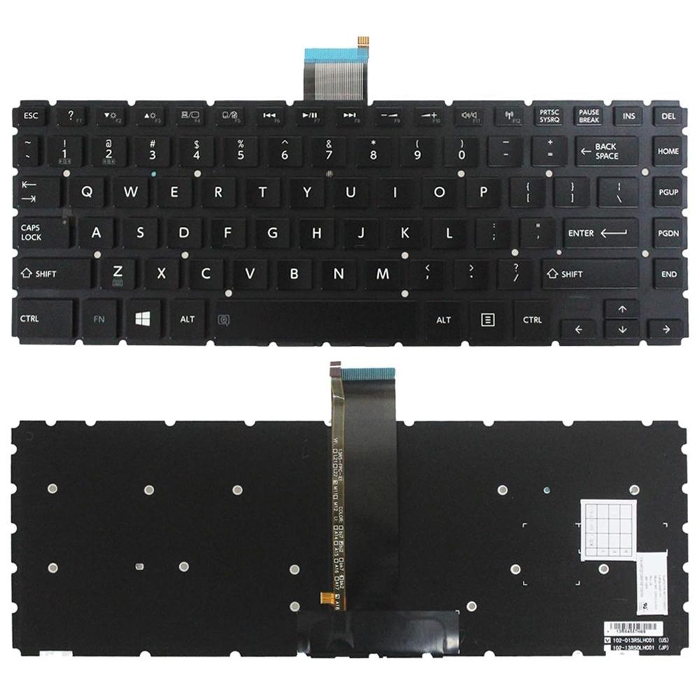 Toshiba L40 B L40d L45 Us Laptop Backlight Keyboard Replacement Part